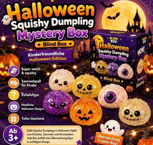 Halloween dumpling squishy - halloween,