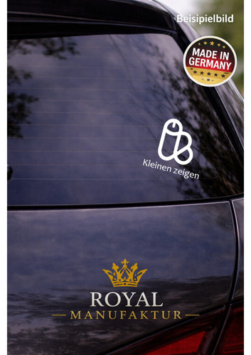 Small show sticker car - "small,