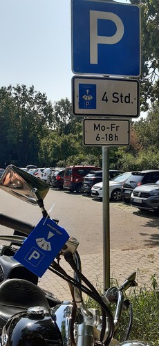 Special parking disc for - special,