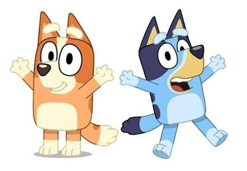 Bluey essbar fabel bingo tiere - bingo,