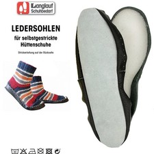 Hüttenschuhsohlen mit warmen