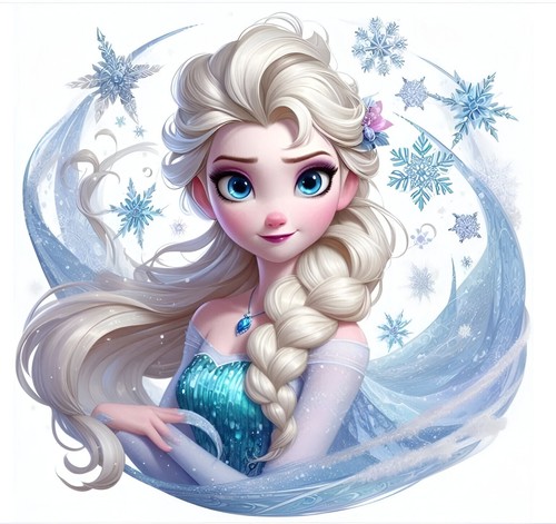 Elsa essbar fondant frozen - essbar,