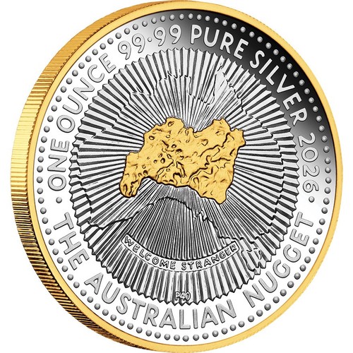 Silber australian nugget - australian, 1