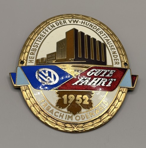 Plakette hunderttausender - vw,