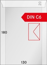 Pergamintüten mit Klappe per