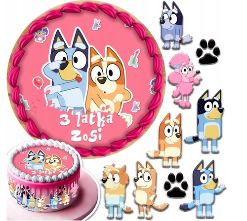 Bluey essbar fabel bingo - bluey,