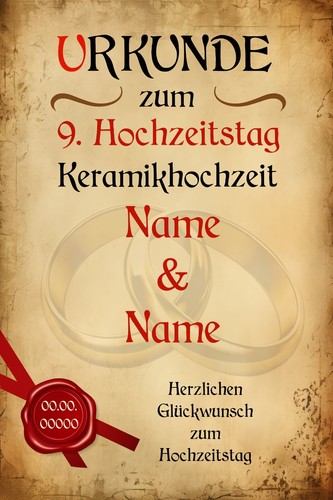 Urkunde hochzeitstag - 1,