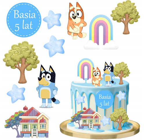 Bluey essbar fabel bingo tiere - bluey,